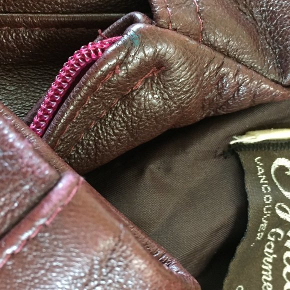 Vintage Bomber Leather Jacket Women's XS - Picture 6 of 16